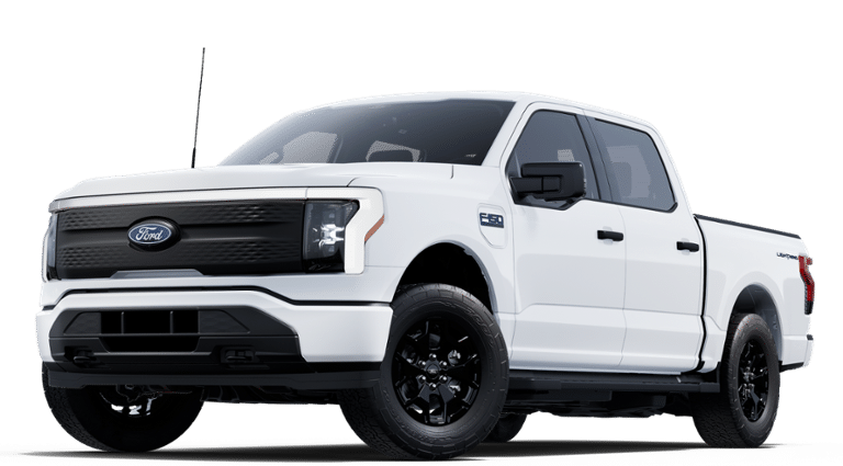 2025 Oxford White Ford F-150 Lightning XLT Truck